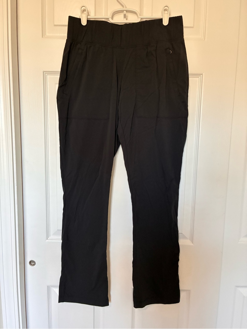 Columbia Utility Pants Black Nylon Stretch Pull-On Hiking Women’s Size M - Picture 2 of 13